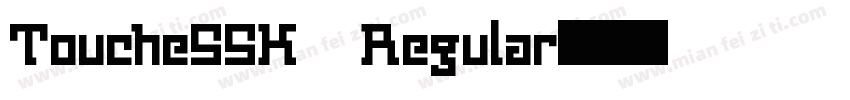 ToucheSSK Regular字体转换